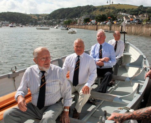 Lew Langworthy, Bob Waycott, John Mitchlemore and Ernie Chase, our intrepid rowers